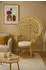 Moebel Direkt Online Pfauenthron Rattansessel mit Sitzkissen, beige (085-8372.B+001-8372.KI)