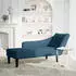 vidaXL Chaiselongue mit rechter Armlehne, Samt, Blau (4009791)