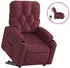 vidaXL Relaxsessel mit Aufstehhilfe Elektrisch Weinrot Stoff (3204737)