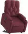 vidaXL Relaxsessel mit Aufstehhilfe Elektrisch Weinrot Stoff (3204737)