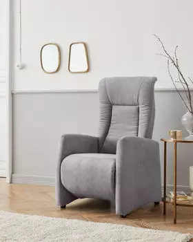 sit&more Melissa TV-Sessel 100% Polyester, grau, verstellbar (22865446-0)