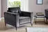 Trends By Hg Barcelona Sessel Polyester grau Metallfuß (52122819-0)