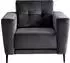 Trends By Hg Barcelona Sessel Polyester grau Metallfuß (52122819-0)