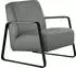 Willi Schillig quadroo Loungesessel Velourgewebe, grau, 65x82x82cm (quadroo)