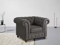 Home affaire Sessel "Chesterfield B/T/H: 105/69/74 cm" mit hochwertiger...