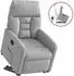 vidaXL Relaxsessel mit Aufstehhilfe Stoff Wolkengrau (3303041)