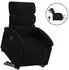 vidaXL Relaxsessel mit Aufstehhilfe Elektrisch Schwarz Stoff (3204004)