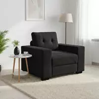 vidaXL Sessel Schwarz 100x78x80 cm Samt