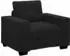 vidaXL Sessel Samt Schwarz 100x78x80cm (4105103)