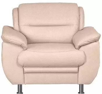 sit&more Mailand Sessel 99cm Echtleder/Kunstleder beige