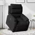vidaXL Relaxsessel mit Aufstehhilfe Elektrisch, Samt, Schwarz (3205120)