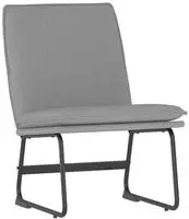 vidaXL Loungesessel Hellgrau 52x75x76 cm Stoff