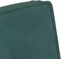 vidaXL Relaxsessel mit Hocker Dunkelgr&uuml;n Samt