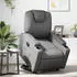 vidaXL Relaxsessel mit Aufstehhilfe Grau Kunstleder (3204433)