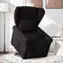 vidaXL Relaxsessel mit Aufstehhilfe Schwarz Stoff (3303376)