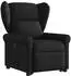 vidaXL Relaxsessel mit Aufstehhilfe Schwarz Stoff (3303376)