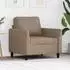 vidaXL Sessel Kunstleder Cappuccino-Braun 60cm (359327)