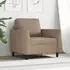 vidaXL Sessel Kunstleder Cappuccino-Braun 60cm (359327)