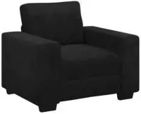 vidaXL Sessel Schwarz 100x77x82 cm Samt