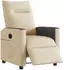 vidaXL Elektrischer Relaxsessel Stoff Creme (3324042)