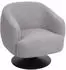 MCW Lounge-Sessel J76 drehbar, Bouclé, hellgrau (MCW-J76)