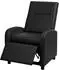 MCW Relaxsessel H18 Kunstleder klappbar, schwarz (MCW-H18)