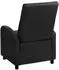 MCW Relaxsessel H18 Kunstleder klappbar, schwarz (MCW-H18)