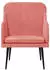 vidaXL Sessel Samt Rosa 63x76x80cm