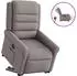 vidaXL Relaxsessel mit Aufstehhilfe Elektrisch Taupe Stoff (3303341)