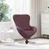 vidaXL Eiersessel Stoff Lila 63x73x90cm