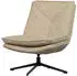 Woood Milaro Drehsessel Stoff Natur, 75x88x94cm