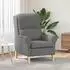 vidaXL Sessel Mikrofaser Dunkelgrau 76x94x102cm