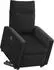 vidaXL Relaxsessel mit Aufstehhilfe Stoff Schwarz (3324054)