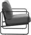 CLP Manea Loungesessel Polster Metallgestell Dunkelgrau (323814)