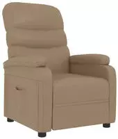 vidaXL Relaxsessel Cappuccino-Braun Kunstleder