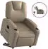 vidaXL Relaxsessel mit Aufstehhilfe Elektrisch Cappuccino Kunstleder (3204450)