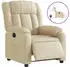 vidaXL Elektrischer Relaxsessel Stoff Creme (3205301)