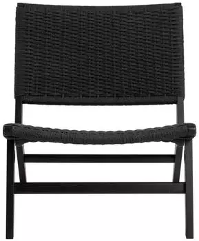 Furniture To Go Carson Lounge-Sessel Holz Schwarz (Carson)
