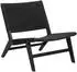 Furniture To Go Carson Lounge-Sessel Holz Schwarz (Carson)