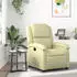 vidaXL Relaxsessel Creme Echtleder (3205922)
