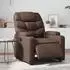 vidaXL Elektrischer Relaxsessel Kunstleder Braun (3204646)