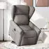 vidaXL Relaxsessel mit Aufstehhilfe, Stoff, Taupe (3303381)