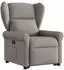 vidaXL Relaxsessel mit Aufstehhilfe, Stoff, Taupe (3303381)