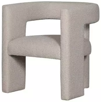 Livetastic Tiwa Sessel Boucl&eacute;-Stoff, beige (001883034701)