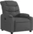 vidaXL Relaxsessel Dunkelgrau Stoff