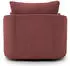 S-Style Möbel Ted Love Seat XXL Drehsessel Cord-Stoff Terrakotta (Ted)
