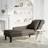vidaXL Chaiselongue mit Kissen, rechte Armlehne, Grau, Kunstleder (4009858)