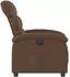 vidaXL Relaxsessel Elektrisch Stoff Braun (3203958)