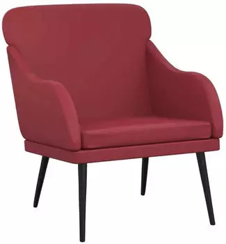 vidaXL Sessel Kunstleder Weinrot 63x76x80cm (351428)