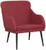 vidaXL Sessel Kunstleder Weinrot 63x76x80cm (351428)